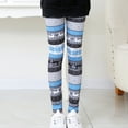 thumbnail image 1 of LYMAYTER Kids Girls Thin Leggings 2PCS Baby Cartoon Print Bottoms Pants Toddler Stretch Trousers for 1-10 Y, 1 of 8