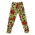 thumbnail image 1 of LYMAYTER Kids Girls Winter Pants Toddler Printed Casual Trousers Baby Elastic Waist Leggings Pants for 2-12 Years, 1 of 7