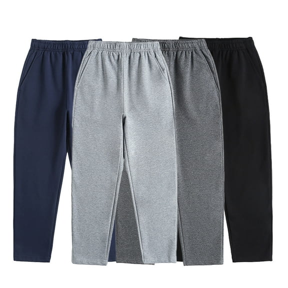 LYMAYTER Kids Toddler Boys Girls Jogger Sweat Pants Teenagers Spring Summer Cotton Soft Straight Casual Trousers for 4-14 T