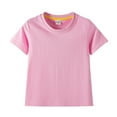 thumbnail image 1 of LYMAYTER Kids Toddler Boys Soft T-Shirt Baby Summer Cotton Short Sleeve Tees Shirt for 1-12 Years, 1 of 9