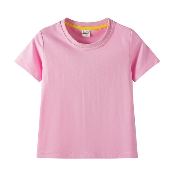 LYMAYTER Kids Toddler Boys Soft T-Shirt Baby Summer Cotton Short Sleeve Tees Shirt for 1-12 Years