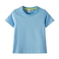thumbnail image 1 of LYMAYTER Kids Toddler Boys Soft T-Shirt Baby Summer Cotton Short Sleeve Tees Shirt for 1-12 Years, 1 of 9