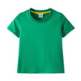 thumbnail image 1 of LYMAYTER Kids Toddler Boys Soft T-Shirt Baby Summer Cotton Short Sleeve Tees Shirt for 1-12 Years, 1 of 7