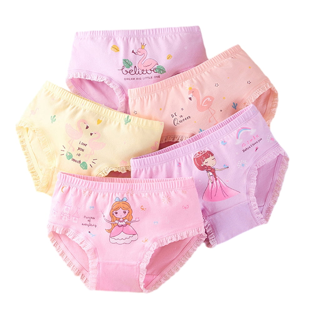LYMAYTER Kids Toddler Girls Cotton Underwear For 2 12 Years Breathable lymayter-kids-toddler-girls-cotton-underwear-for-2-12-years-breathable