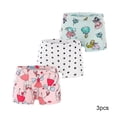 thumbnail image 1 of LYMAYTER Kids Toddler Girls Underwear Panties 3pack Baby Cotton Briefs Boxer Four Seasons Printed Four Corners Shorts for 2-12 Years, 1 of 10