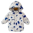 thumbnail image 1 of LYMAYTER Kids Unisex Cotton Jacket Boys Girls Winter Printing Outerwear Toddler Long Sleeve Warm Coat for 1-10 Years, 1 of 10