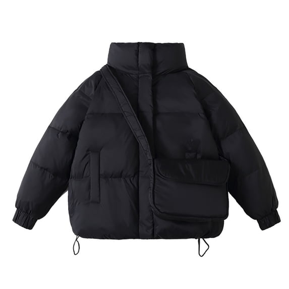 LYMAYTER Kids Unisex down Jacket Boys Girls Thickened Warm Outerwear(with Bags )Toddler Winter Long Sleeve Coat for 4-13+ Years