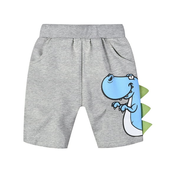 LYMAYTER Little Boys Cartoon Shorts Kids Soft Five Points Pants Toddler Casual Shorts for 1-9 Years