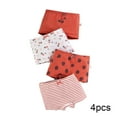 thumbnail image 1 of LYMAYTER Little Girls Cotton Underwear Panties 4pack Kids Baby Soft Boxer Briefs Toddler Four Corners Shorts for 2-13 Years, 1 of 10