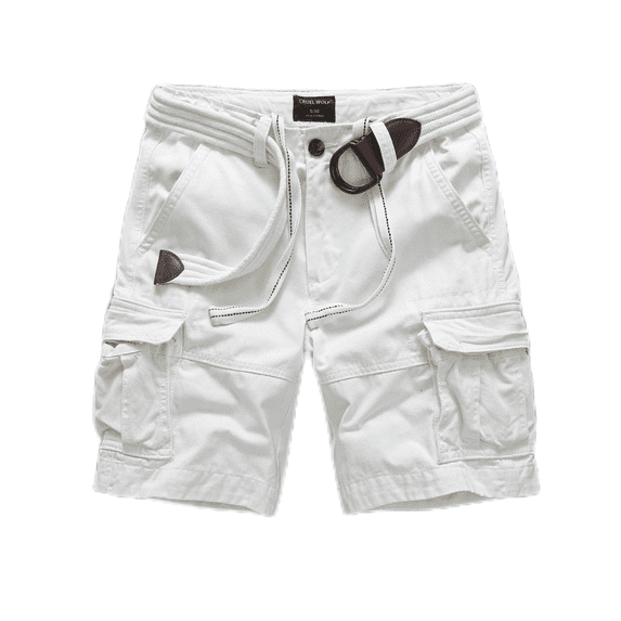 LYMAYTER Men Cargo Shorts Fashion Camo Shorts for XS-3XL Loose Fit Straight Shorts with Multi-Pocket