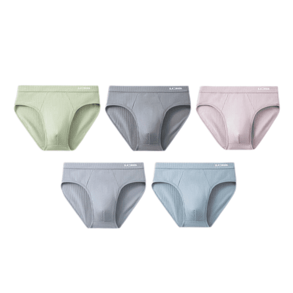 LYMAYTER Men's Briefs Moisture Wicking Underwear Quick-Dry Comfort NO Fly Briefs for L-3XL