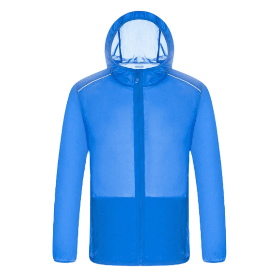 LYMAYTER Men's Ultra-Thin Sun Jacket Solid Color Rash Guard Windbreaker Breathable Summer Protection Sun Protection Jacket