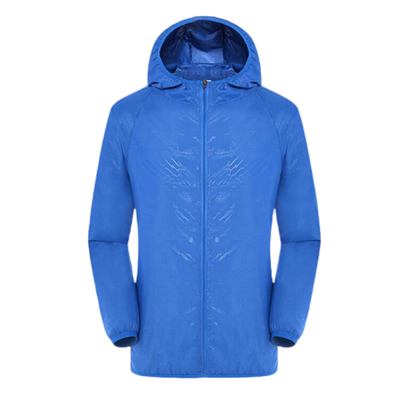 LYMAYTER Men's Women's Hooded Sun Protection Shirts Waterproof Outdoor Rashguard Jacket Hiking Fishing Lightweight Windbreaker