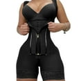thumbnail image 1 of LYMAYTER Mesh Slimming Bodysuit for Women’s Tummy Control Shapewear Butt Lifting Seamless Body Shaper Lingerie‌, 1 of 5