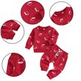 thumbnail image 1 of LYMAYTER Newborn Baby Christmas Pullover Sweatshirt Outfits for Girls Boys 2PCS Spring Santa Sweatsuit Top+ Waisted Jogger Sweatpants Spring Crewneck Casual Workout Clothes for 0M-3Y, 1 of 9