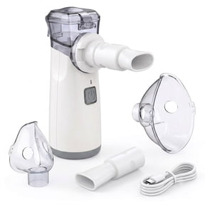 LYMAYTER Portable Humidifier USB/Battery Powered Handheld Compressor Steam Inhaler for Adult Kids