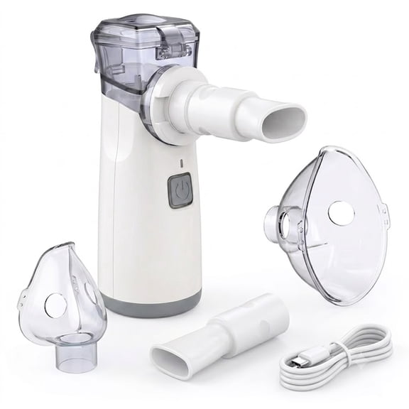 LYMAYTER® Portable Humidifier USB/Battery Powered Handheld Compressor Steam Inhaler for Adult Kids