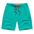 thumbnail image 1 of LYMAYTER Sweat Shorts for Men Solid Color Cotton Runing Shorts Classic Versatile Athletic Shorts M-6XL, 1 of 7
