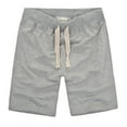 thumbnail image 1 of LYMAYTER Sweat Shorts for Men Summer Drawstring Lightweight Lounge Beach Jersey Sweat Shorts S-2XL, 1 of 7