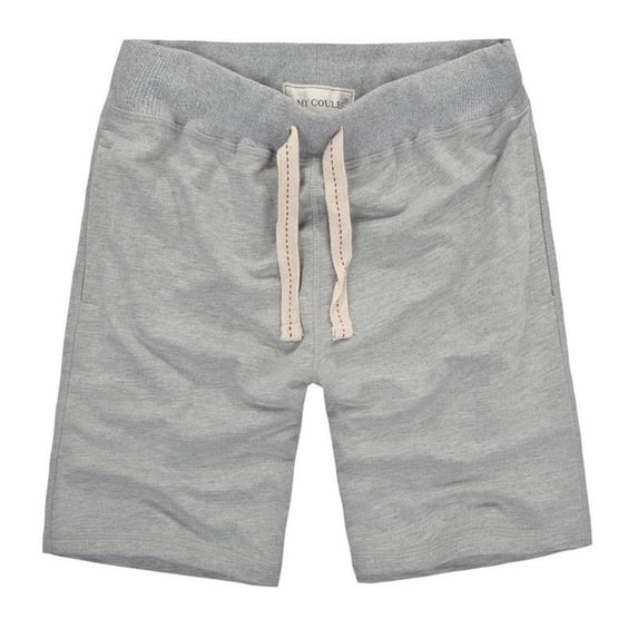 LYMAYTER Sweat Shorts for Men Summer Drawstring Lightweight Lounge Beach Jersey Sweat Shorts S-2XL