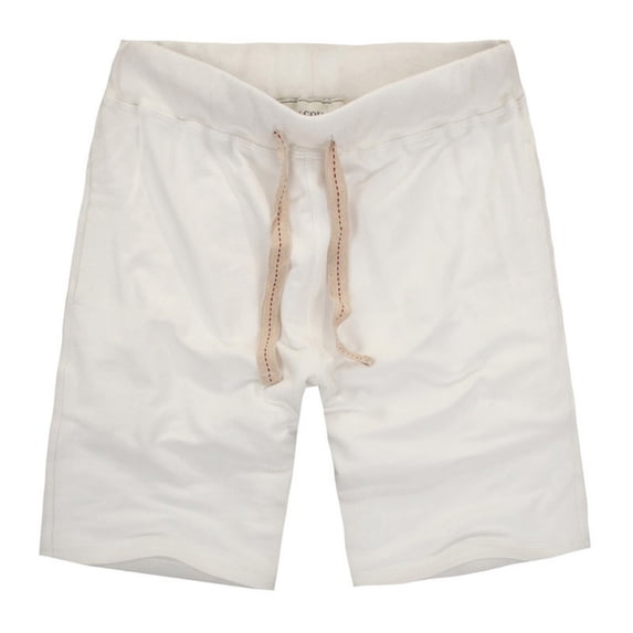 LYMAYTER Sweat Shorts for Men Summer Drawstring Lightweight Lounge Beach Jersey Sweat Shorts S-2XL