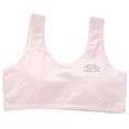 thumbnail image 1 of LYMAYTER Teens Girls Seamless First Training Bras Young Girls Soft Comfortable Sports Bralette Tops, 1 of 8