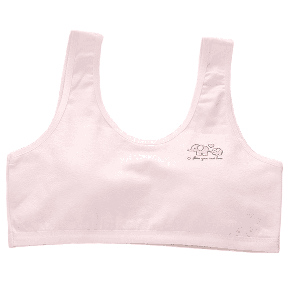 LYMAYTER Teens Girls Seamless First Training Bras Young Girls Soft Comfortable Sports Bralette Tops