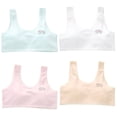 thumbnail image 1 of LYMAYTER Teens Girls Seamless First Training Bras Young Girls Soft Comfortable Sports Bralette Tops, 1 of 8