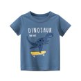 thumbnail image 1 of LYMAYTER Toddler Boy Summer Short 2 PCS Sets Casual Short Sleeve Top + Short Dinosaur Outfits Short Sleeve T-Shirt Kids Clothes,Sized 2-8t, 1 of 7