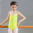 thumbnail image 1 of LYMAYTER Toddler Girls Sling Ballet Skirted Leotards Dance Dresses for Ballerina Kids Girls Silky Spandex Ballet Closed Back Color Jumpsuit, 1 of 9