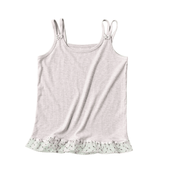 LYMAYTER Toddler Girls Soft Cami Tops Sleeveless Basic Tank Tops Lightweight Summer Undershirts for Daily Wear
