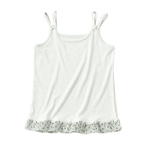 LYMAYTER Toddler Girls Soft Cami Tops Sleeveless Basic Tank Tops Lightweight Summer Undershirts for Daily Wear