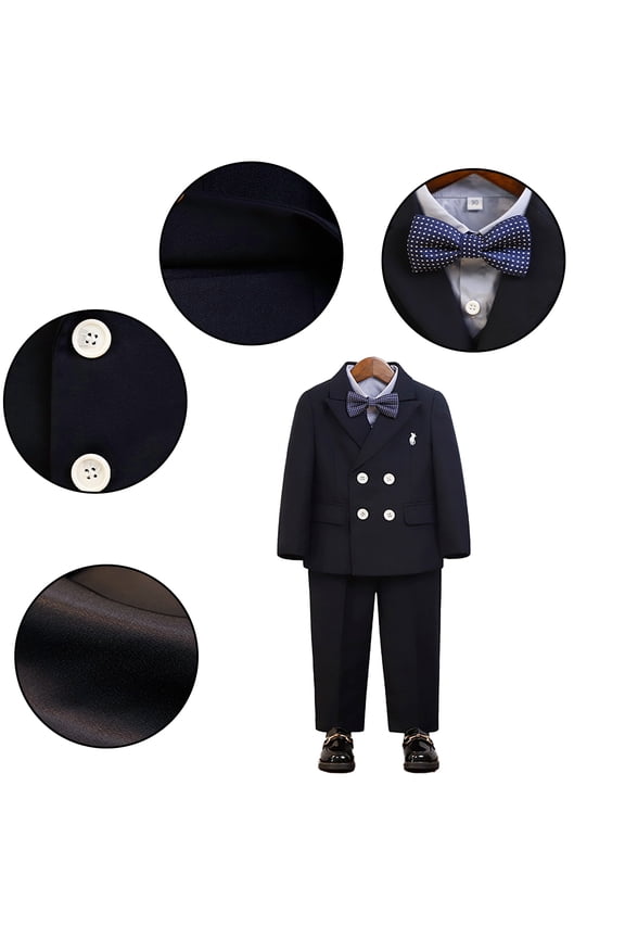  Toddler and Baby Boy Preteen Formal Suit for First Communion and Family Photos 1-15 Years