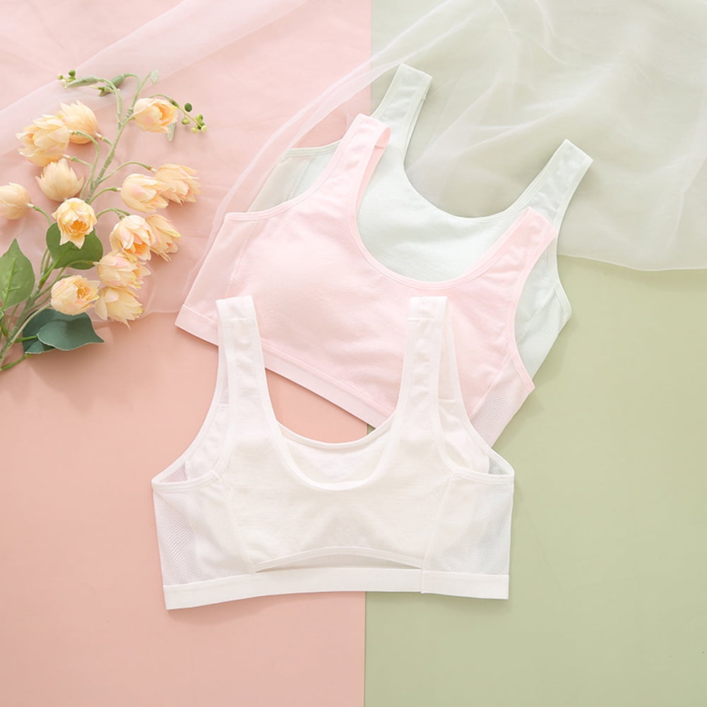 LYMAYTER ‌Training Bras for Girls 7-12 Sports Seamless Bra ‌Summer ...