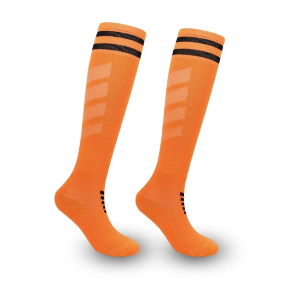 LYMAYTER Women 1PC Compression Socks Color Stretchy Compression Knee High Tube for Soccer Socks S-XL