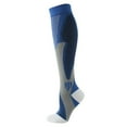 thumbnail image 1 of LYMAYTER Women and Men Compression Socks 1 Pairs Knee high Plus Size Wide Calves Running Socks, 1 of 7