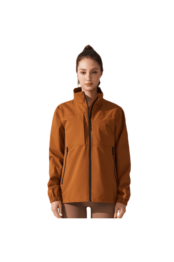 ‌‌Women's Athletic Casual Windbreaker Lightweight Full-Zip Running Hiking Sport Jacket M-2XL