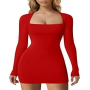Shop Stylish Long Sleeve Tight Dresses in Various Colors and Fits