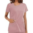 thumbnail image 1 of LYMAYTER Women's Short Sleeve Nurse Uniform Medical Uniform for S-3XL Quick-Dry Medical Uniform Stretch Medical Uniform, 1 of 2