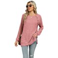 thumbnail image 1 of LYMAYTER Womens Knit Cardigan Female Long Sleeve Casual Tees Shirt Fall Winter Solid Color Bottoming Sweater S-2XL, 1 of 8