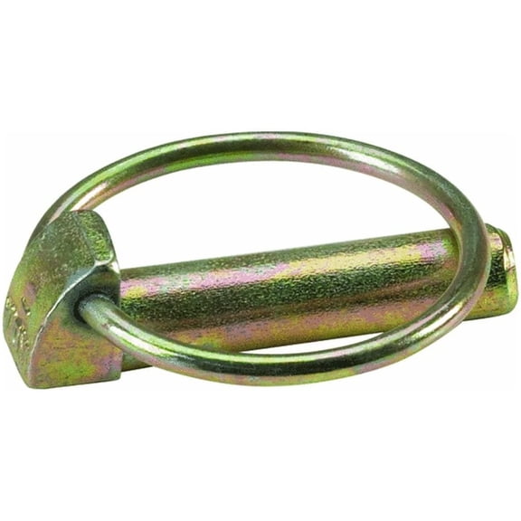 Speeco Lynch Pin - Zinc Plated, Yellow - 2 Pack, 7/16 In