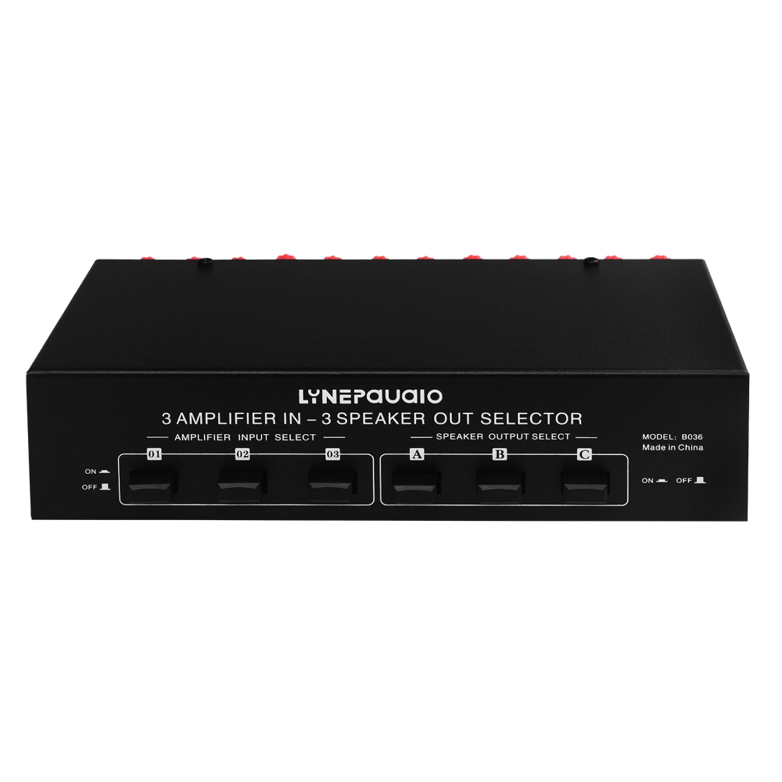 LYNEPAUAIO Audio converter,3 Input 3 Channel Of Sound Output Amplifier