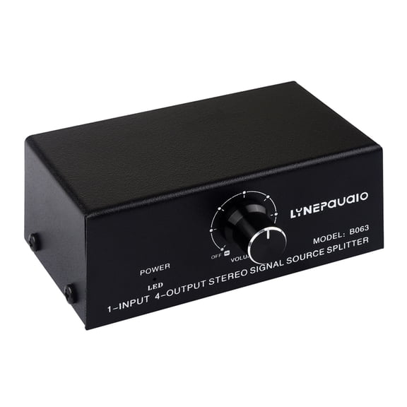 LYNEPAUAIO Signal Distributor,Stereo Audio