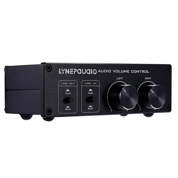 LYNEPAUAIO Volume Controller,Volume Mode XLR Audio Volume XLR RCA Passive RCA Stereo Pre-Amplifier BUZHI ERYUE
