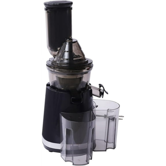 LYNICESHOP Slow Juicer, Kitchen Quiet Slow Juicer Masticating Juicer Machine Cold Press Extractor Compact Slow Masticating Juicer Vertical Masticating Juicer 250W 45 RPM