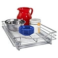 thumbnail image 1 of LYNK PROFESSIONAL® 14"W x 18"D Pull Out Cabinet Organizer, Slide Out Drawers for Kitchen Cabinets - Sliding Pull-Out Pantry Shelves – Home Shelf Organizers - Lifetime Ltd. Warranty, Chrome, 1 of 12