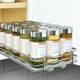 thumbnail image 1 of LYNK PROFESSIONAL 6-1/4" Wide Pull Out Spice Rack Organizer for Cabinet, Slide Out Shelf, Chrome, 1 of 8