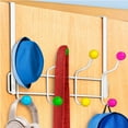 thumbnail image 1 of LYNK PROFESSIONAL® HOME™ Over Door Hooks Rack - 8 Hook Over Door Hanger - Over Door Towel Rack - Hanging Towels or Clothes - For Bathroom, Bedroom or Laundry Room – Lifetime Ltd. Warranty - White, 1 of 7