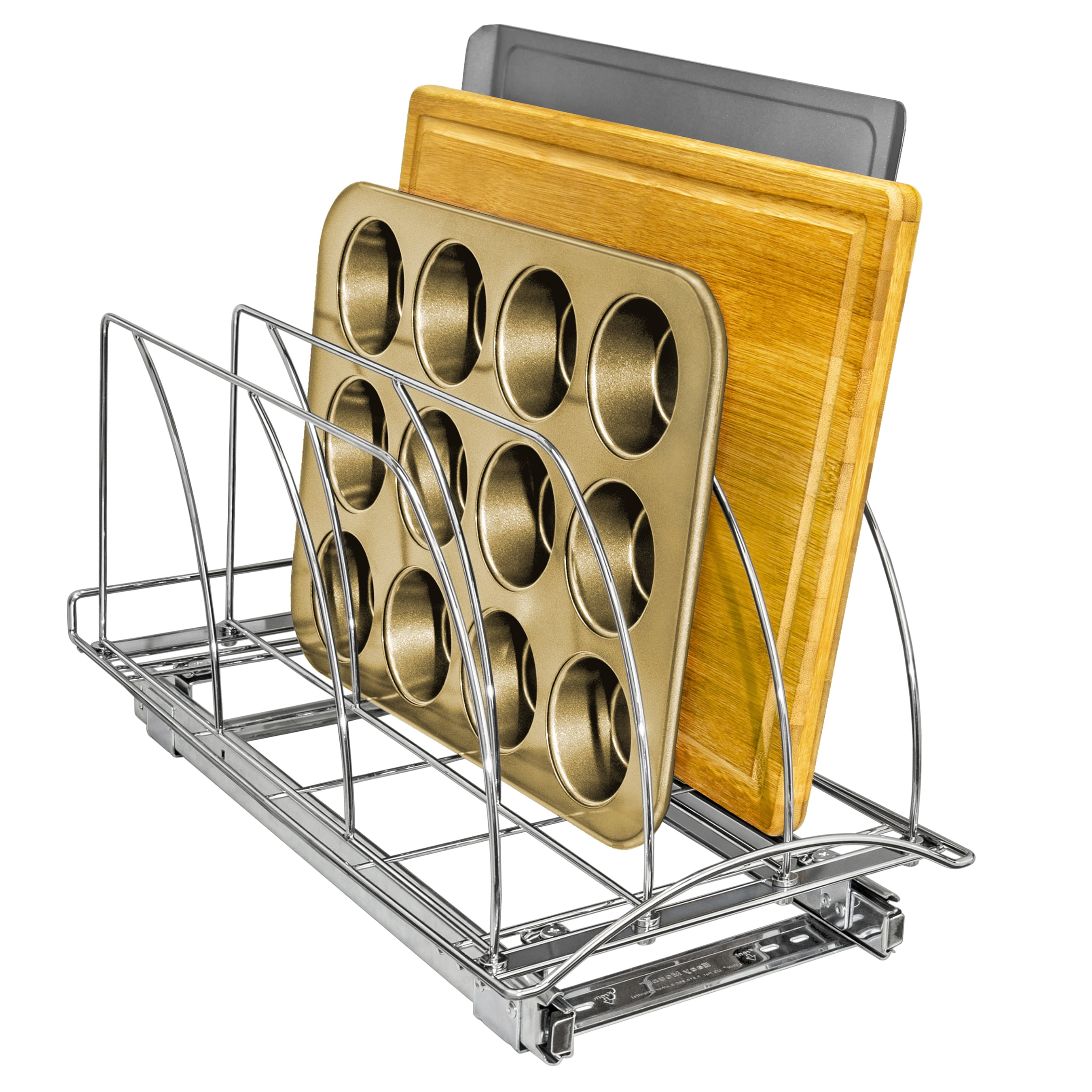 LYNK PROFESSIONAL® Slide Out Cutting Board, Bakeware, and Tray