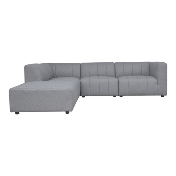 Moe's Home Collection Lyric Dream Modular Sectional Left Grey